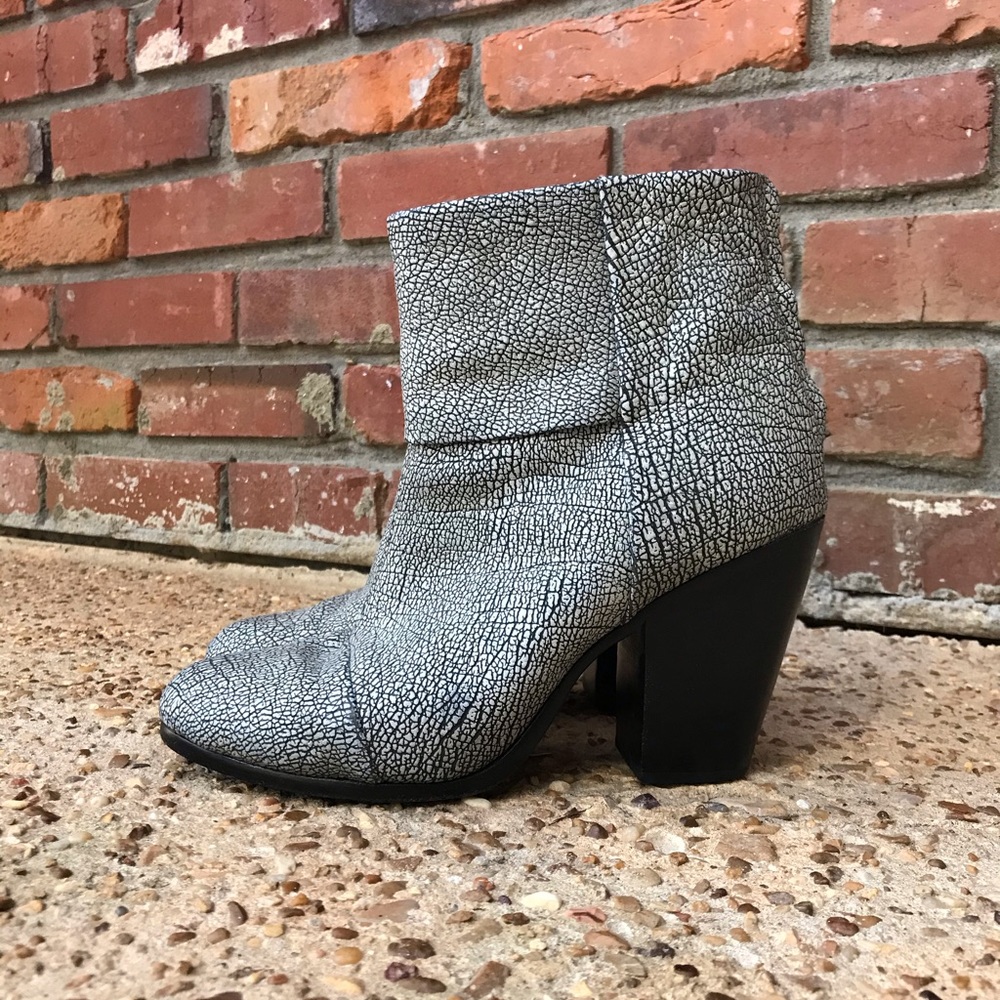 Rag & Bone Newbury Boot in Pebbled Leather
